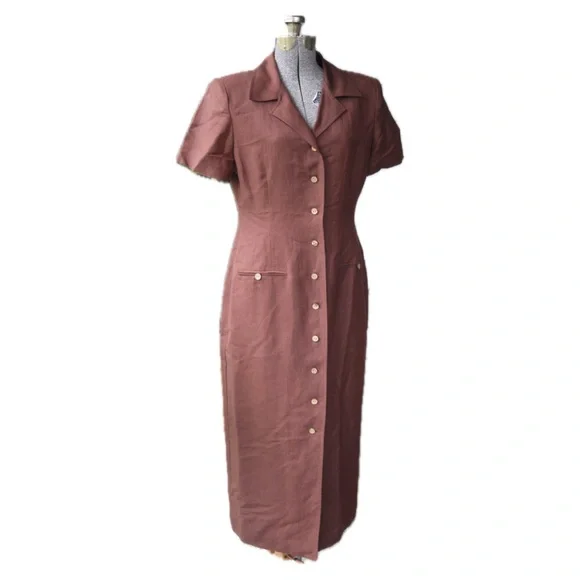 old fashioned dressing recipes for turkey Classic and Amazing Vintage Linen Maxi Dress/Duster – Honeywood main image 0